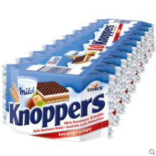 德国进口knoppers威化饼干 牛奶巧克力榛子